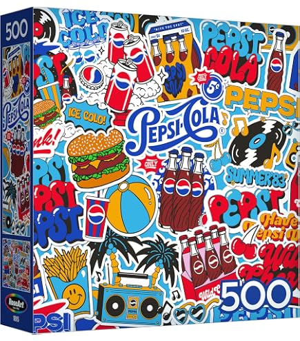 Amazon.com: RoseArt - Neon Brights - Route 66 Night - 500 Piece